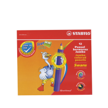 Stabilo 1873J  Swans Jumbo 12c Colour Pencil (s)